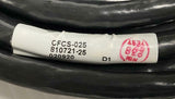 Emerson CFCS-025 Servo Cable w/ Connectors 810721-25 REV D1