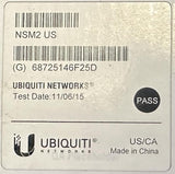Ubiquiti NSM2 NanoStation M2 2.4 Airmax Wireless