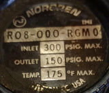 Norgren R08-000-RGM0 Pneumatic Regulator 1/4" NPT 300/150PSI IN/OUT 175°F Max