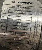 Raymond 570-111 DC Motor 1 HP 3850 RPM 56YZ TENV 24 VDC 27-221-2045