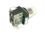 NEW ALLEN BRADLEY ILLUMINATED PUSH BUTTON WHITE MODEL 800T-QB24