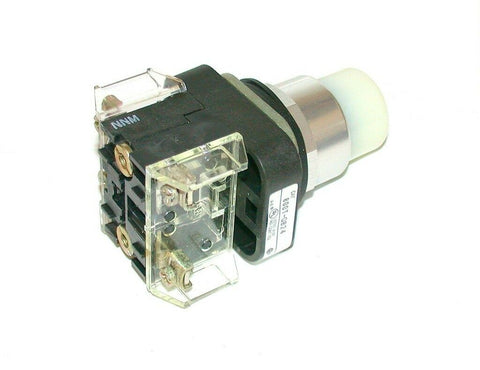 NEW ALLEN BRADLEY ILLUMINATED PUSH BUTTON WHITE MODEL 800T-QB24