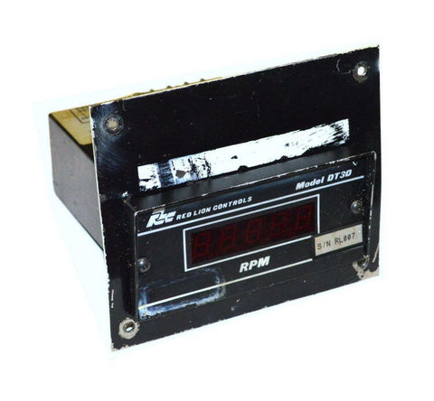 RED LION CONTROLS DT3D RPM METER 115 VAC 5 DIGIT LED DISPLAY