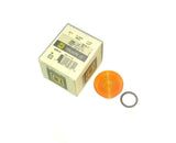 New Square D  9001A20 Panel Mount Amber Mushroom Cap Pushbutton Lens 1-3/8"