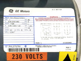 General Electric 5K49QG9981 Motor 1 HP 3 PH 1725 RPM 208-230/460V