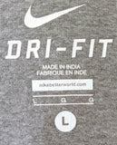 Nike Dri-Fit Men's Seattle Seahawks Engineered NFL Gray Shirt Size Large