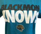 Nike Women's Jacksonville Jaguars Blackmon Knows Teal Slim Fit Shirt Size Medium