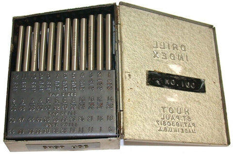 Huot #1-60 60 Piece HSS Jobber Length Drill Blank Set
