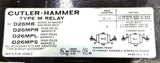Cutler Hammer D26M-2 Type M Relay