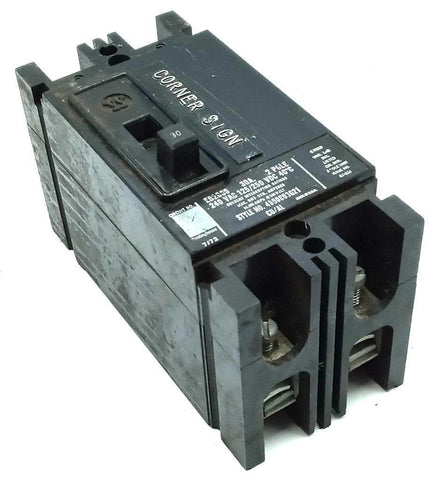 Westinghouse EB2030 2 Pole Circuit Breaker 240VAC 30A 125/250VDC