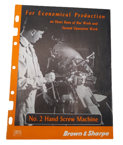 Brown & Sharpe - Hand Screw Machine Manual No.2