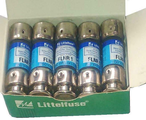 Box Of 10 New Littelfuse Time Delay Fuses 1 Amp 250 VAC