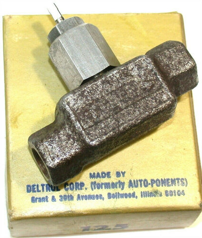 Deltrol Pneu-Trol Auto-Ponent 1/8" Forged Needle Valves NT125S NT-125-S New