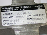 UP TO 4 NEW MID-WEST INSTRUMENT 1/2" FNPT PRESSURE LIMITING AIR VALVES 200SH-00