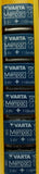 Lot of (6) Varta Mempac PCB 3.6V 110mAh Rechargeable Batteries