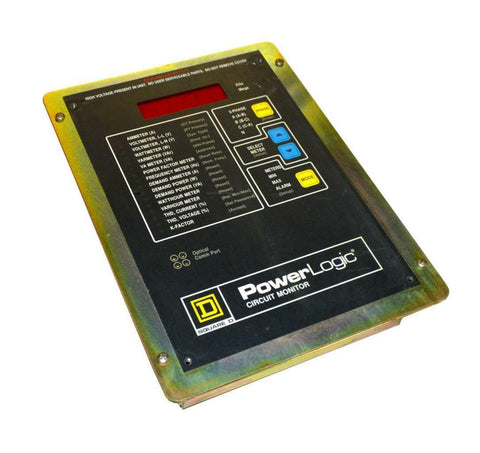 SQUARE D CM-2250 POWERLOGIC CIRCUIT MONITOR W/ IOM-44 I/O MODULE (2 AVAILABLE)