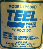 Teel Water Systems 1P580D 12 Volt DC Water Pump - SOLD AS IS