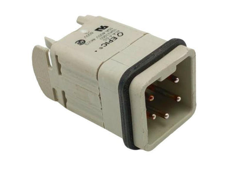 Lot of (2) Epic H-A 4 SS 10431000 10A 400V 4kV/3 Lapp Cable Connector