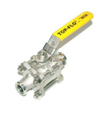 Top-Flo 1000 WOG CF8M  Lock Out Stainless Steel Ball Valve 3/4"