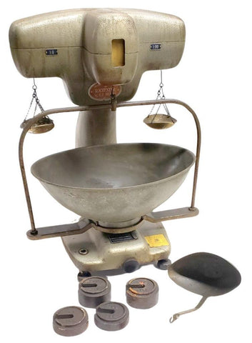 G. Hartner 695693 Dual Ratio Balance Counting Scale Vintage With Scale Weights