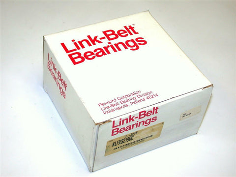 BRAND NEW IN BOX LINK-BELT MOUNTED BALL BEARING 1-3/16" KLFXS219DC (2 AVAILABLE)