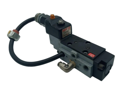Schrader Bellows L7752410153 Single Inline Pneumatic Solenoid Valve W/ Light