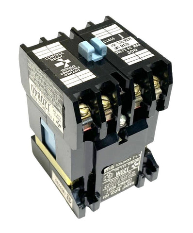 Gould J20M Magnet Block W/ J20B40 Control Relay 300VAC 4-Pole 1.1A