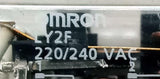 Omron LY2F; 8 Pin Flange Mount General Purpose Relay 110/120 VAC