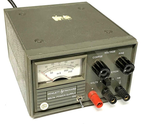 Hewlett Packard HP 6217A Power Supply 0-60 Volts 0-250 mA - SOLD AS IS