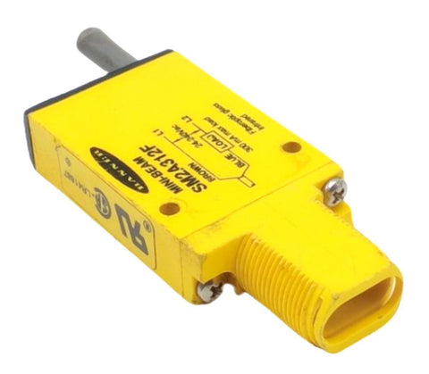 Banner SM2A312F Mini-Beam Infrared Photoelectric Sensor 24-240VAC 300mA Max Load