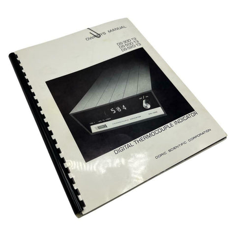 Doric DS-300-T3, Ds-500-T3, DS-520-T3 Thermocouple Indicator Owner's Manual