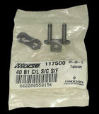 New Morse 117500  40 B1 C/L S/C S/F  Roller Chain Master Connecting Link
