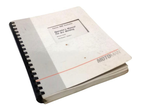 Motoman Yasnac MRC Controller Arc Welding Operator's Manual