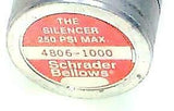 Schrader Bellows  4806-1000  Solenoid Valve Silencer Muffler  3/8  NPT