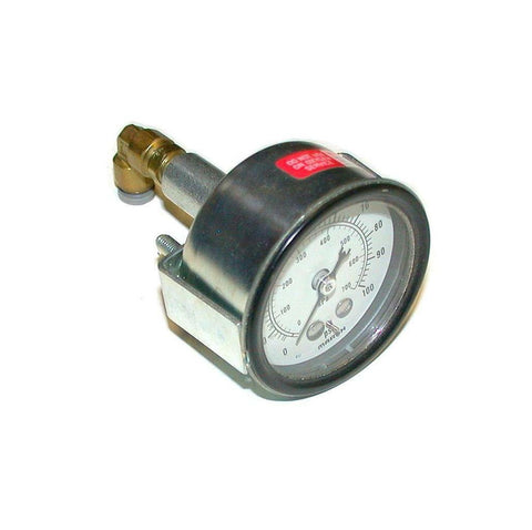 MARSH BACK MOUNT 1/8 NPT  PRESSURE GAUGE  2 1/4" DIAMETER 0-100 PSI