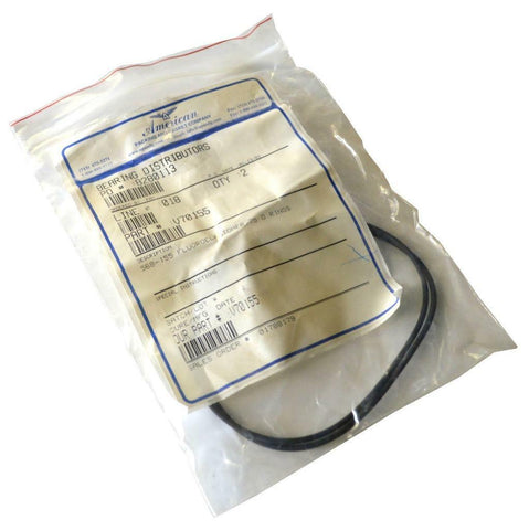 NEW AMERICAN PACKAGING CO. V70155 568-155 FLUOROELASTOMER O-RING (PACK OF 2)