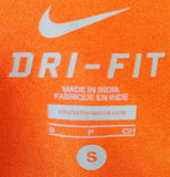 Nike Dri-Fit Men's Denver Broncos NFL Orange Short Sleeve Shirt Size Small