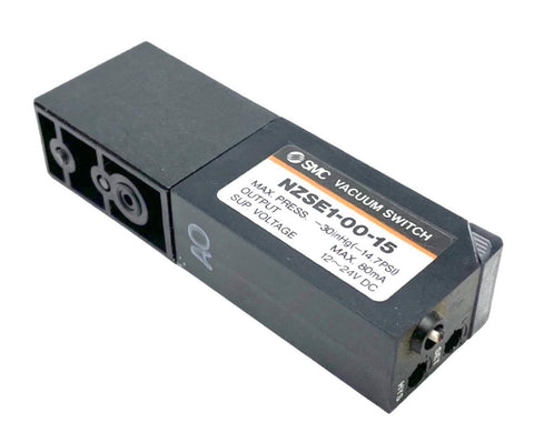 SMC NZSE1-00-15 Vacuum Switch -14.7PSI 80mA Max 12-24VDC