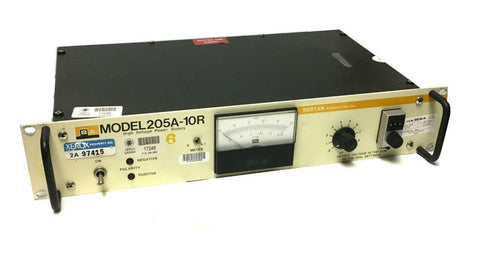 BERTAN ASSOCIATES 205A-10R HIGH VOLTAGE POWER SUPPLY +/-10KVDC - SOLD AS IS