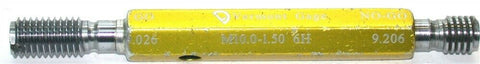 Vermont M10.0-1.50 6H thread Gage Go/No Go Plug Gage