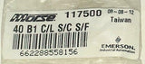 New Morse 117500  40 B1 C/L S/C S/F  Roller Chain Master Connecting Link