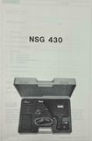 Schaffner NSG 430 Static Discharge Simulator Instruction Manual