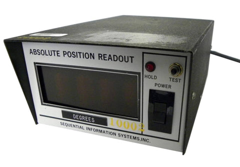 Sequential Information Systems B11137 Absolute Position Readout - Sold As Is