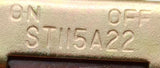 Fujisoku ST115A22 2-Position Toggle Switch 6-15A 150-300VAC
