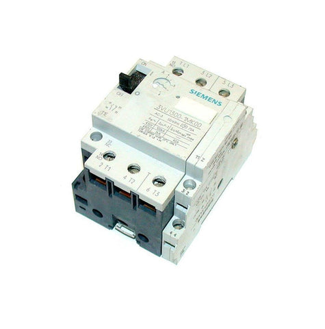 SIEMENS MOTOR OVERLOAD RELAY W/AUXILIARY CONTACT 4-6 AMP  MODEL 3VU1300-1MK00