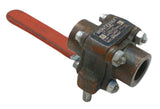 Worcester Controls 4446PMSE 1/2" Steel Ball Valve 500°F Max Temp.