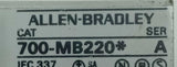 Allen-Bradley 700-MB220 Miniature Control Relay 10A 300VAC 1 Phase
