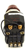 Allen Bradley 800T-N296 Series T Pilot Light Red W/ Relay Module (5 Available)
