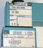 2 NEW SOLENOID VALVES 24 VDC MODEL PIB-501CAAA
