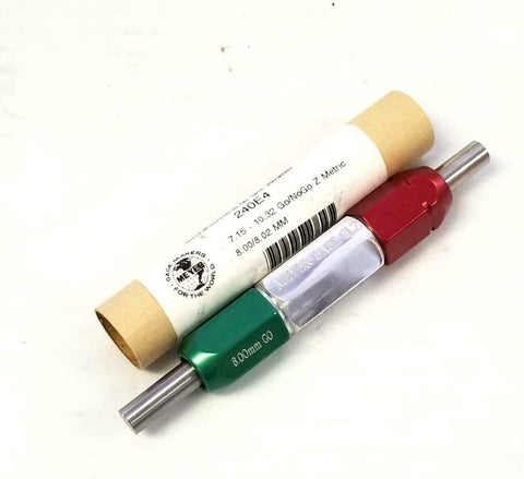 Meyer 240E4 Go/No Go Z Metric Gage 8.00/8.02MM